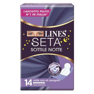 LINES SETA SOTTILE NOTTE CON ALI 14 PEZZI