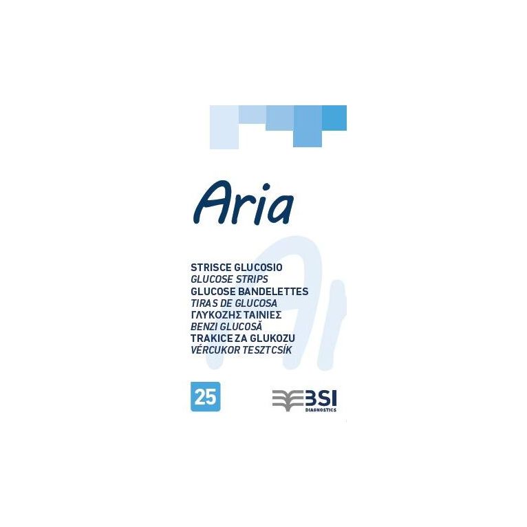 strisce misurazione glicemia strumento aria 25 pezzi