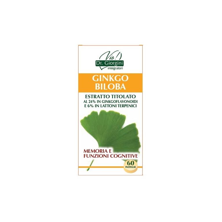 ginkgo biloba estratto titolato 60 pastiglie