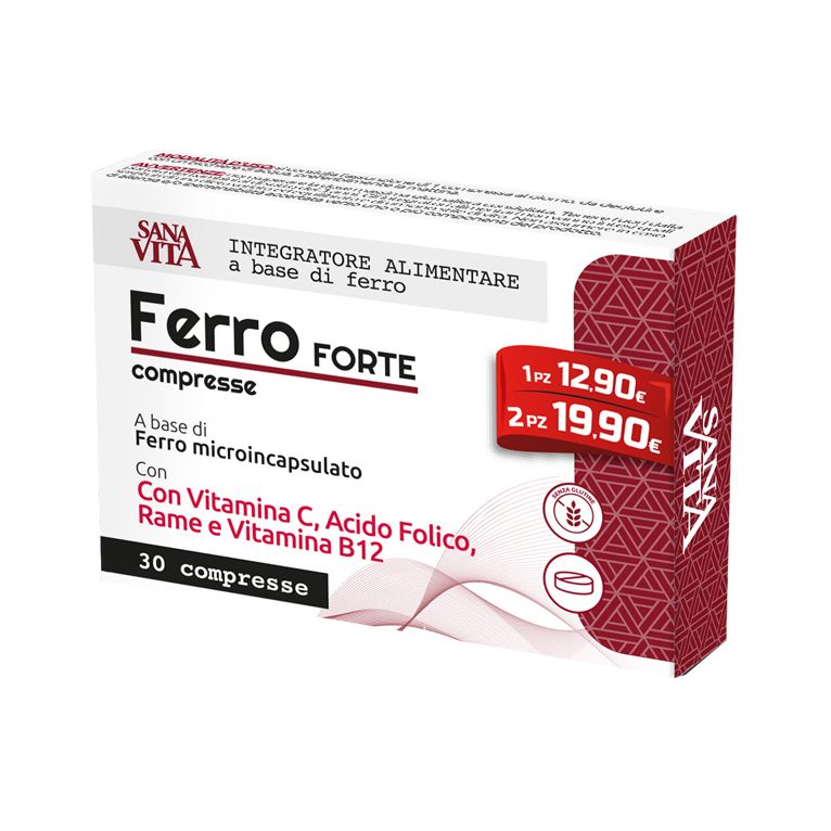 sanavita ferro forte 30 compresse