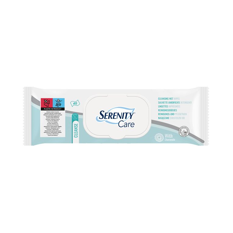 serenity care salviette umidificate detergenti 63 pezzi