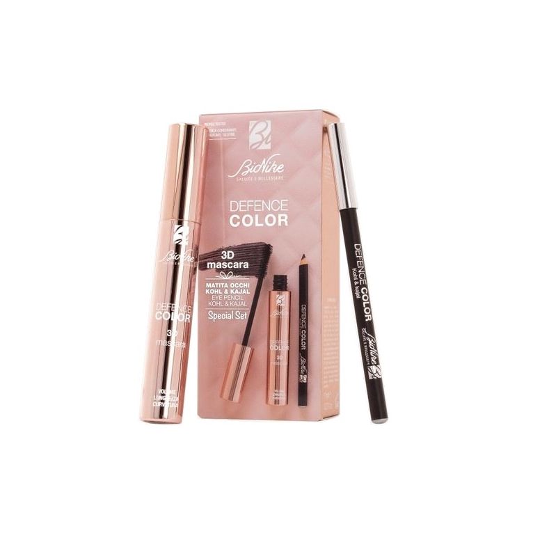 defence color special set occhi mascara 3d + matita khol & kajal