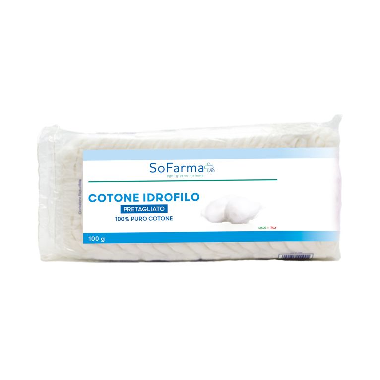 cotone idrofilo pretagliato 100 g sofarmapiu'