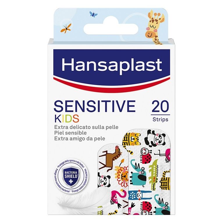 cerotto hansaplast sensitive kids 20 pezzi assortiti