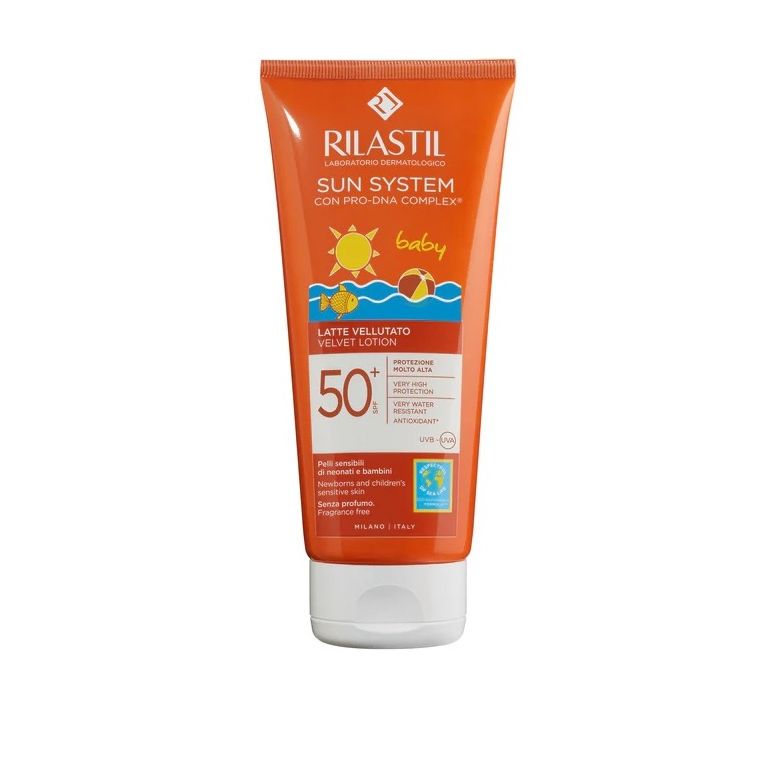 rilastil sun ppt spf 50+ baby latte velluto 200 ml
