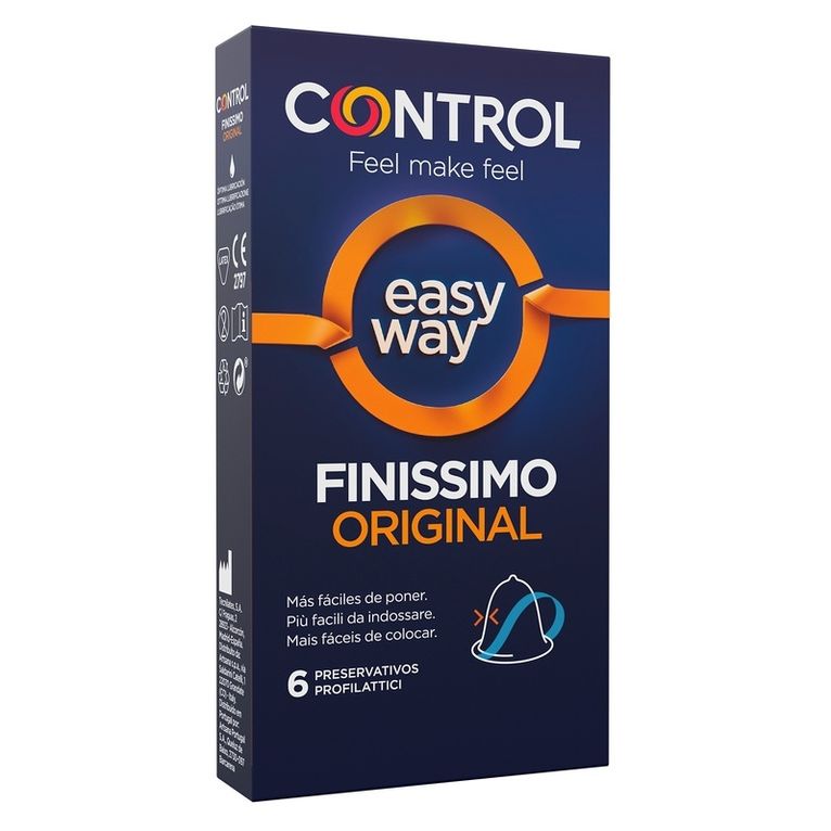 profilattico control easy way finissimo original 6 pezzi