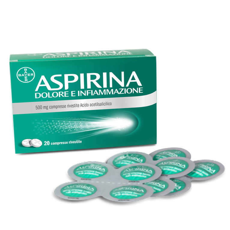 aspirina dolore e infiammazione 20 cpr riv 500 mg