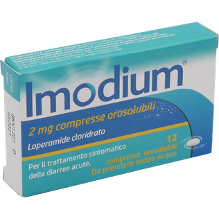 IMODIUM 12 cpr orosolub 2 mg