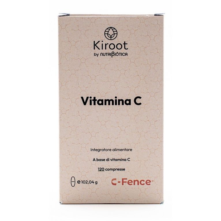 kiroot by nutribiotica vitamina c 120 compresse senza glutine senza lattosio