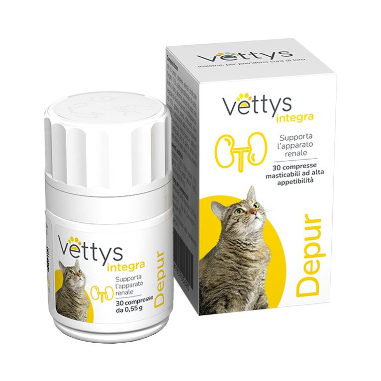 vettys integra depur gatto 30 compresse masticabili