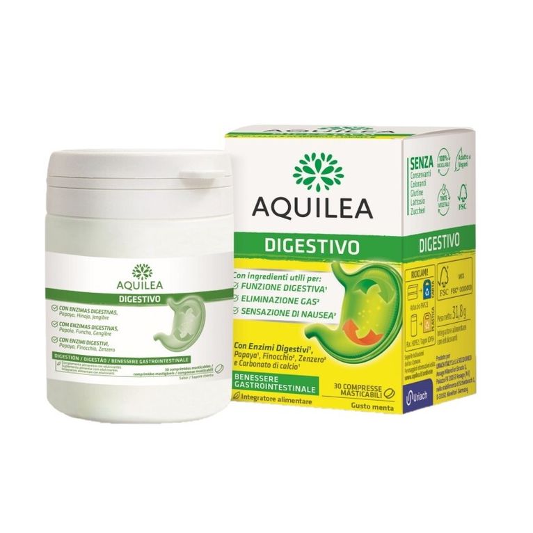 aquilea digestivo 30 compresse masticabili