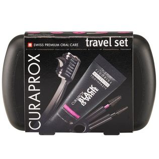 CURAPROX BLACK IS WHITE TRAVEL SET