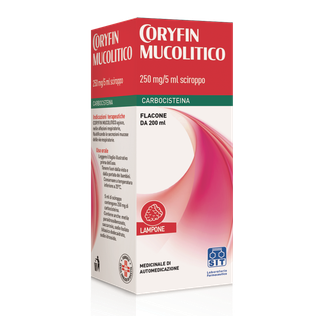 CORYFIN MUCOLITICO scir 200 ml 250 mg/5 ml