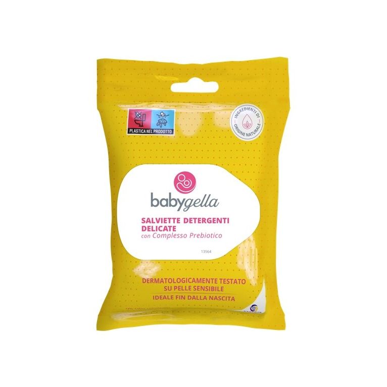 babygella prebiotic salviettine 15 pezzi