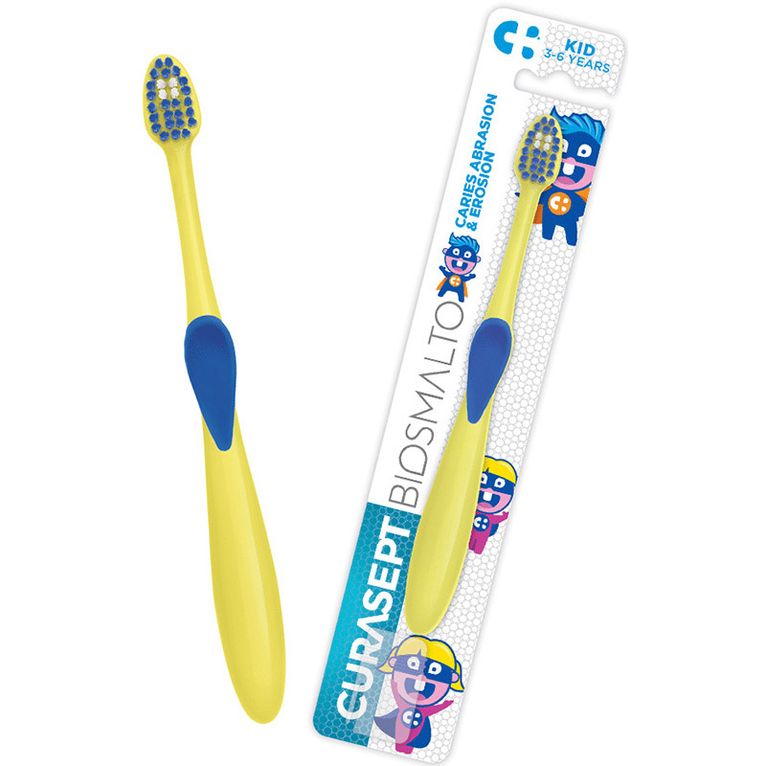 curasept spazzolino biosmalto kids 3-6 anni