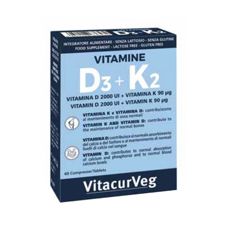 vitamine d3+k2 60 compresse