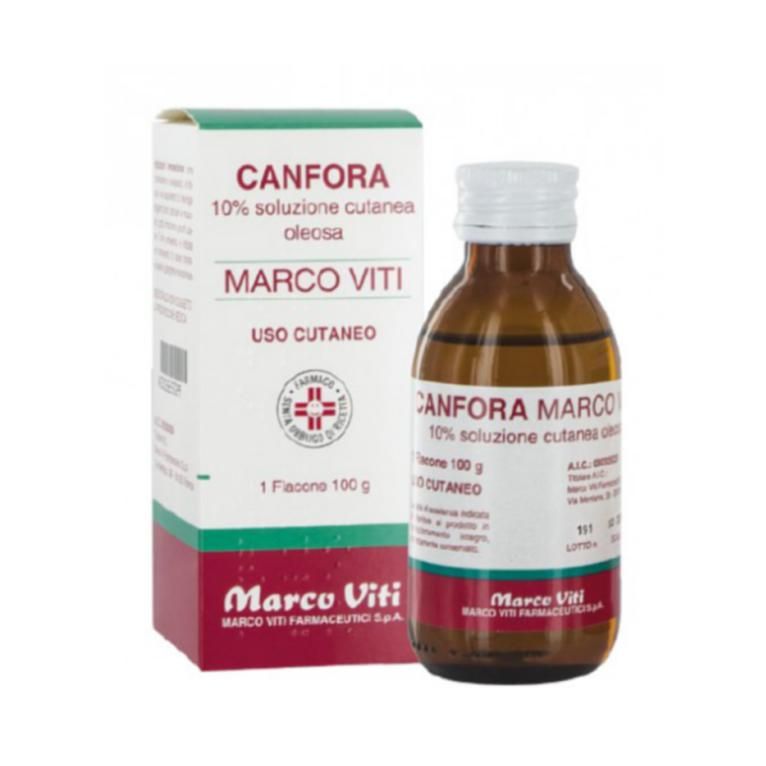 canfora (marco viti) soluz cutanea oleosa 100 ml 10%