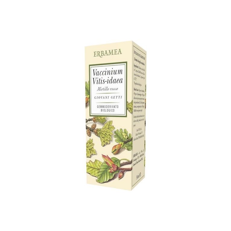 vaccinium vitis idaea mirtillo rosso bio 50 ml