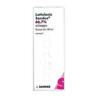 LATTULOSIO (SANDOZ) sciroppo 180 ml 66,7% flacone