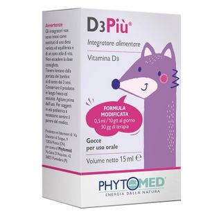 D3PIU' FORMULA MODIFICATA GOCCE ORALE 15 ML