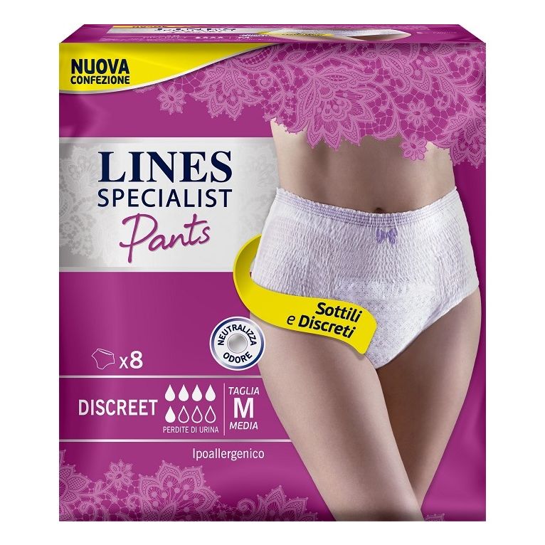 lines specialist pants discreet m farma 8 pezzi