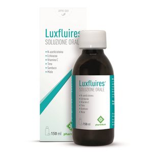 LUXFLUIRES SOLUZIONE ORALE 150 ML SENZA GLUTINE NATURALMENTEPRIVO DI LATTOSIO