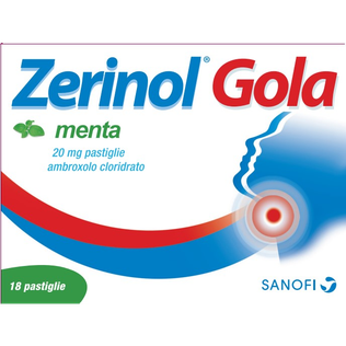 ZERINOL GOLA MENTA 18 pastiglie 20 mg
