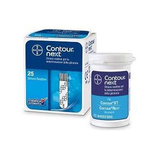 STRISCE MISURAZIONE GLICEMIA CONTOUR NEXT 25 PEZZI