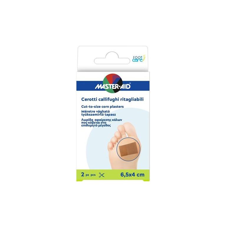 cerotto callifugo master-aid footcare ritagliabile 64x40 mm2 pezzi b3