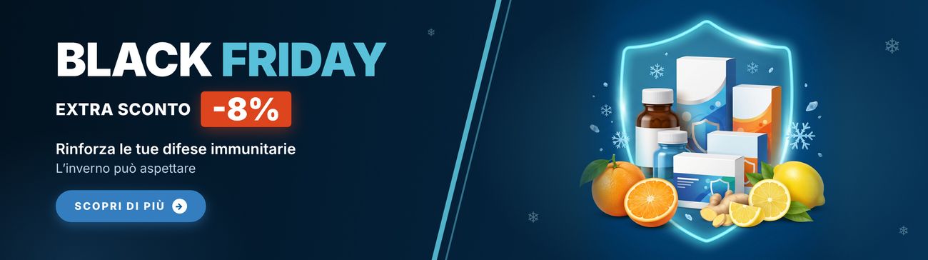 Black Friday - Extra Sconto -8% Rinforza le tue difese immunitarie