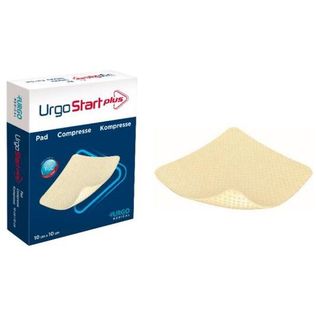 MEDICAZIONE IDRO-DETERGENTE FIBRE POLIASSORBENTI GELIFICANTIURGOSTART PLUS PAD 6X6 CM 10 PEZZI