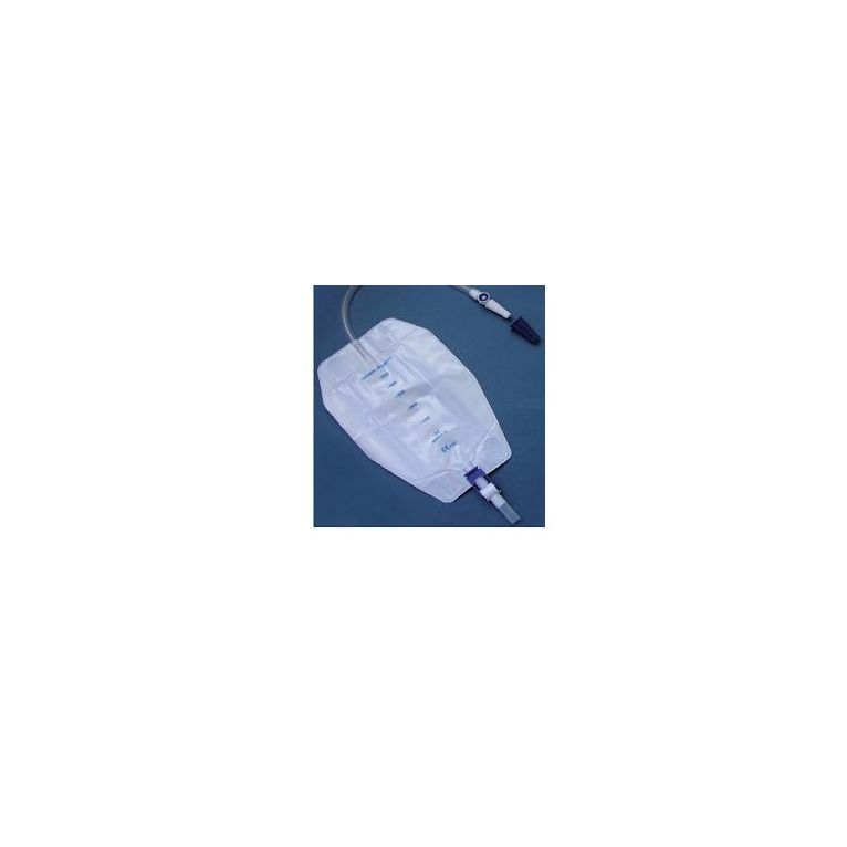 sacca raccogli urina da gamba per incontinenza 3 camere comfort 500 ml sterile in pvc lato rivestito tnt con tubo diritto 10 cm 8 pezzi