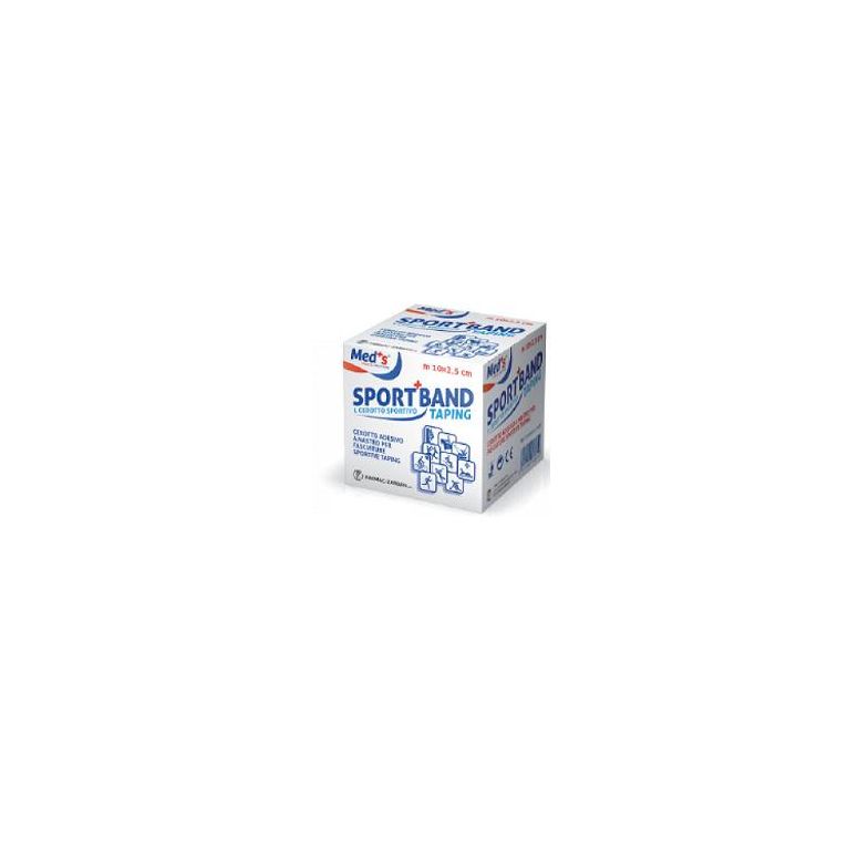 cerotto meds tela bianca sportivo 1000x2,5 cm