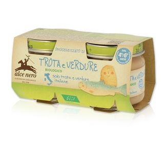 OMOGENEIZZATO TROTA E VERDURE BABY FOOD BIO 2 X 80 G