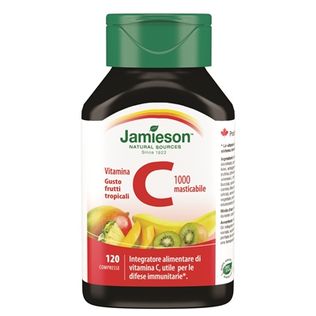 JAMIESON VITAMINA C 1000 120 COMPRESSE MASTICABILI FRUTTI TROPICALI