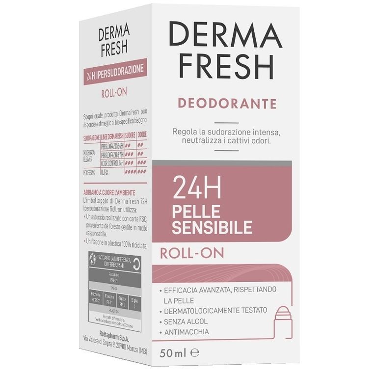 dermafresh 24h pelle sensibile roll on 50 ml
