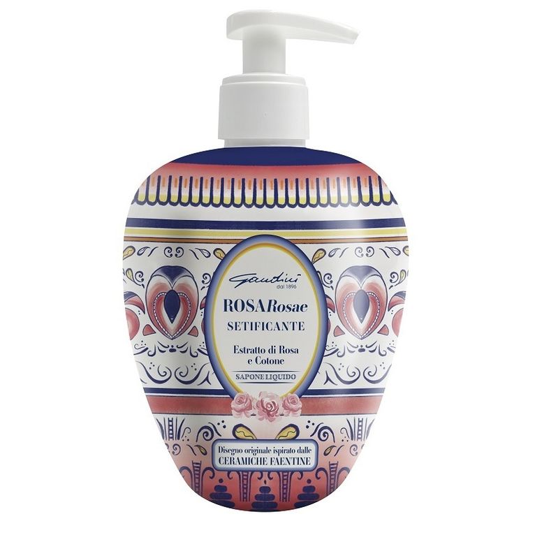 gandini sapone liquido faenza rosa 500 ml