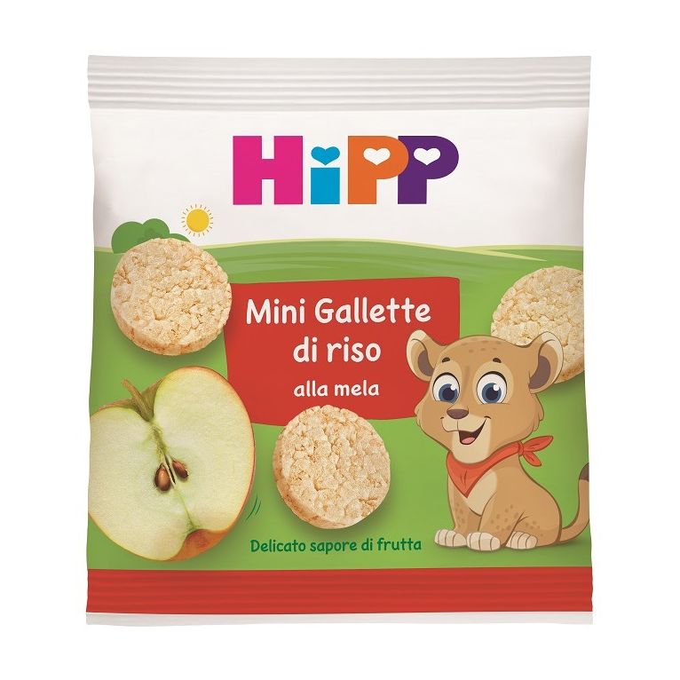 hipp mini gallette di riso alla mela 30 g