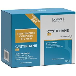 CYSTIPHANE TRIPACK 2+1 3 CONFEZIONI DA 120 COMPRESSE