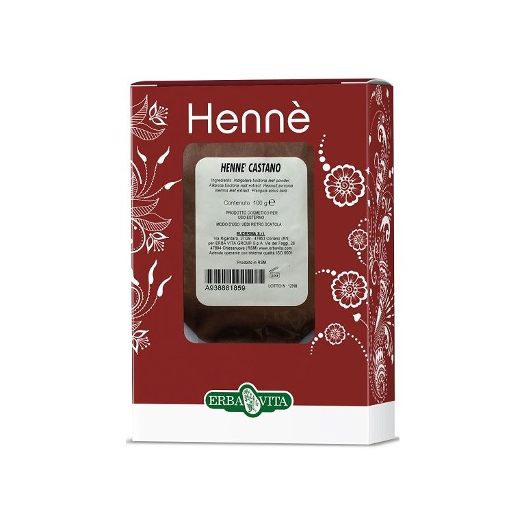 henne colorante capelli castano 100 g