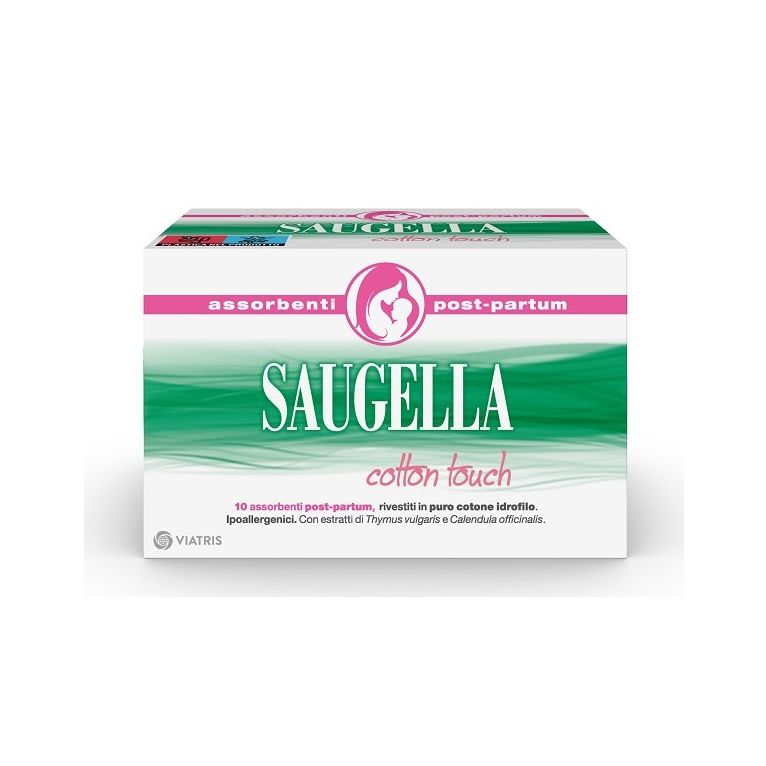 saugella cotton touch assorbenti postpartum 10 pezzi