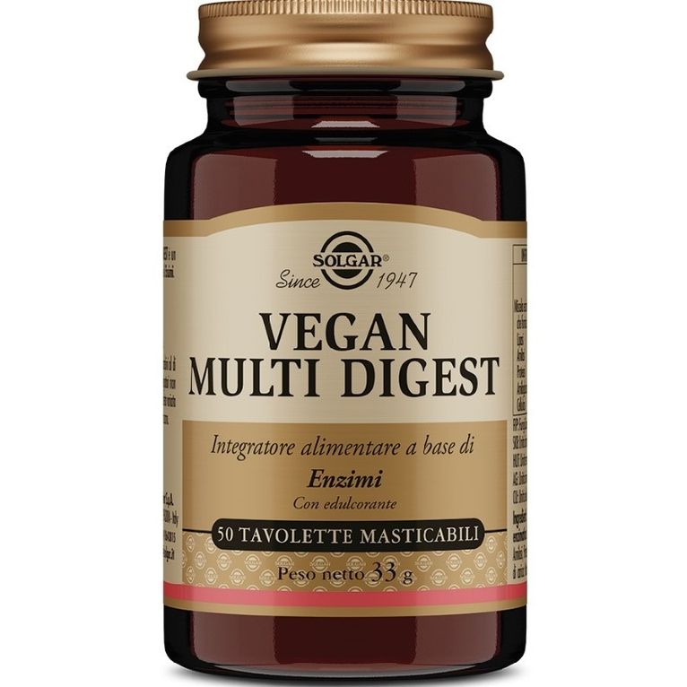 vegan multi digest 50 tavolette masticabili