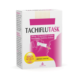 TACHIFLUTASK orale grat 10 bust 600 mg + 10 mg