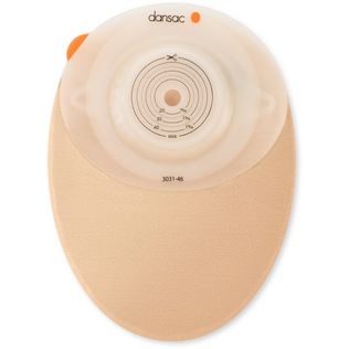 DANSAC NOVALIFE TRE 1 SACCA CHIUSA OPACA CONVEX MAXI PER COLOSTOMIA CON FINESTRA RITAGLIABILE 15-59 MM 550 ML 10 PEZZI