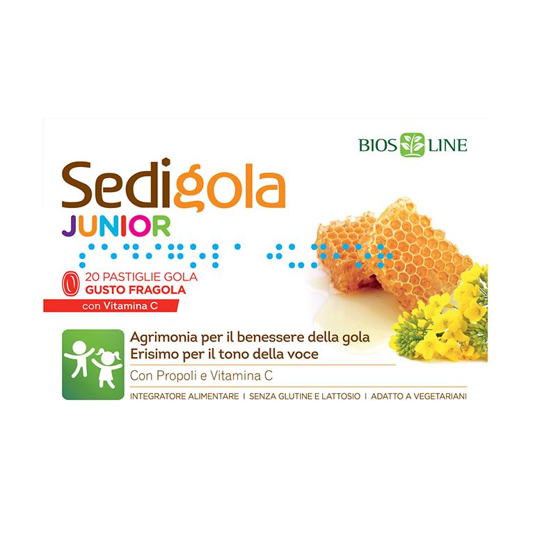 apix propoli sedigola junior fragola 20 pastiglie