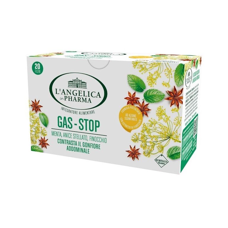 l'angelica tisana gas stop 20 filtri