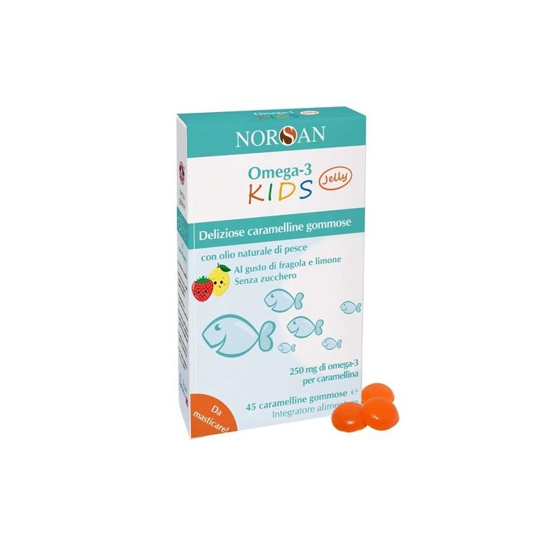 norsan omega 3 kids 45 caramelline gommose