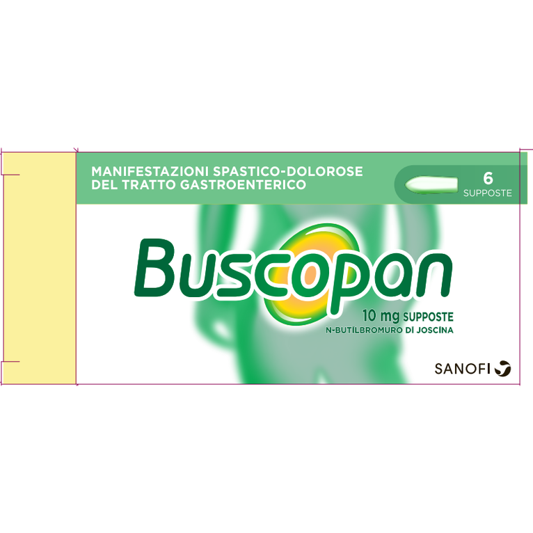 buscopan 6 supp 10 mg