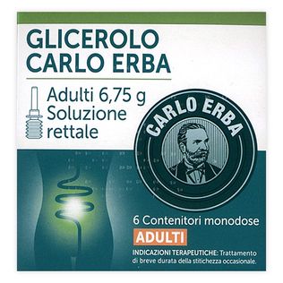 GLICEROLO (CARLO ERBA) AD 6 microclismi 6,75 g