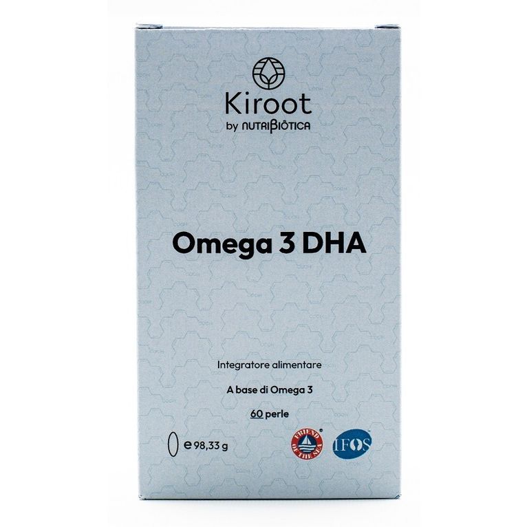 kiroot by nutribiotica omega 3 dha 60 perle senza glutine senza lattosio